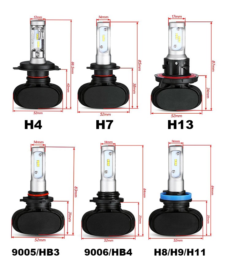 HONGCHANG-Find Manufacture About Car Led Headlight Upgrade Replacement 9005 Hb3-4