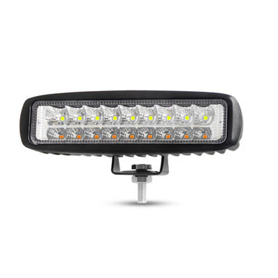 Automotive White Amber LED Work Light Bar For truck Atv offroad